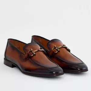 Calf Leather Tan Loafers