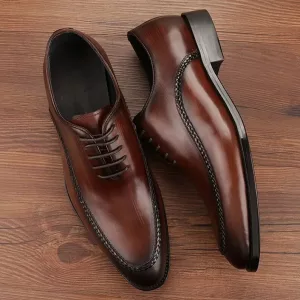 Men's Formal Dress Shoes Classic Oxford, Handmade oxfords, Leather oxford shoes, Handcrafted oxford Shoes