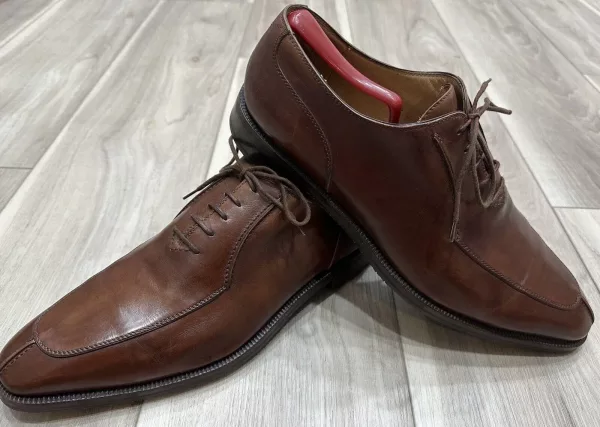 Brown Split Toe Men's Dress Shoes