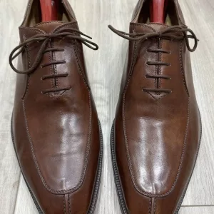 Brown Split Toe Men's Dress Shoes