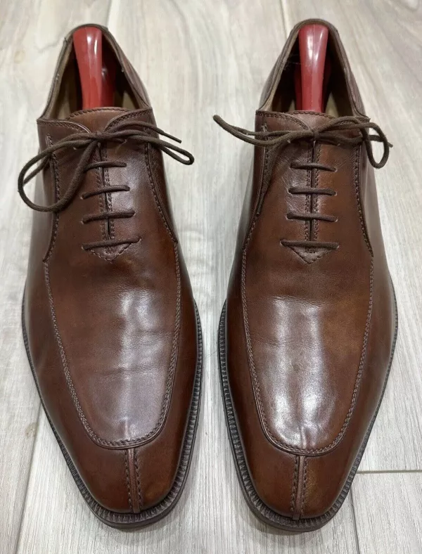 Brown Split Toe Men's Dress Shoes