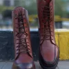 Handmade Men's leather boots,, Dress boots, Ankle boots, Italian leather boots